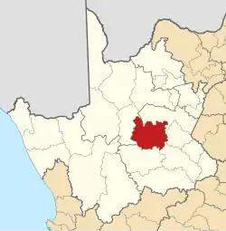 Location in the Northern Cape