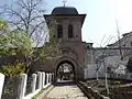 Mărcuța Monastery entrance