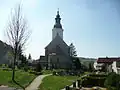 Baroque Church of St Ursula in Friedersdorf