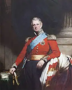 Portrait of Earl Brownlow by Martin Archer Shee