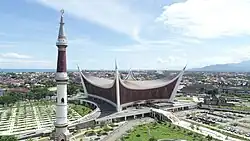Grand Mosque of West Sumatra, completed in 2014