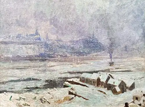 Winter Evening, Quebec (ca 1905), National Gallery of Canada