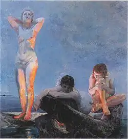 Die blaue Stunde (1890), painting by Max Klinger