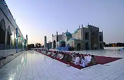 Men praying during Ramadan, 2012