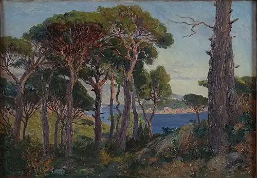 Pejzaž (Landscape), Menci Clement Crnčić, 1915 - 1920