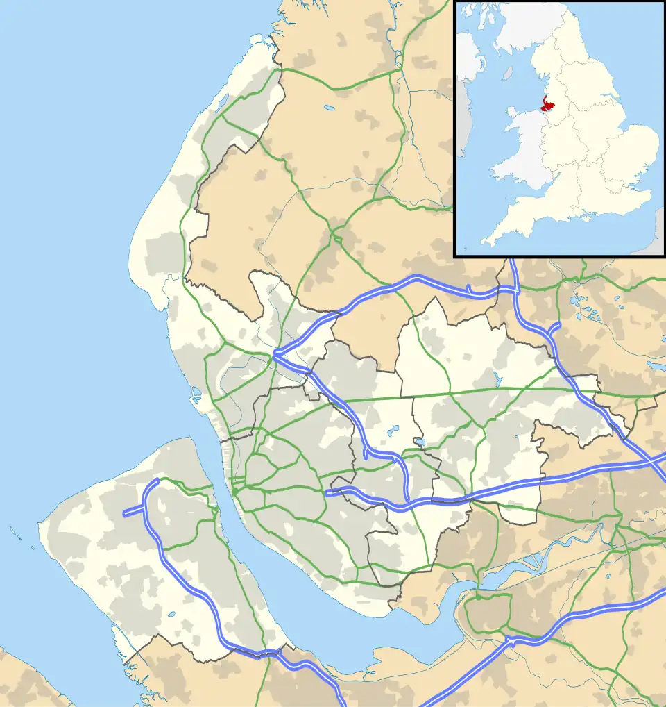 Aintree is located in Merseyside