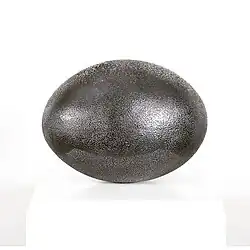 Meteorite Egg Artwork from Meteorite metal 2017, Alexander de Cadenet