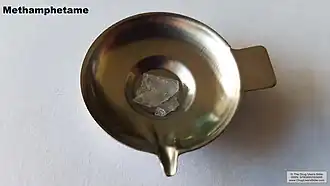 Methamphetamine shards