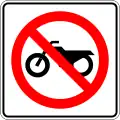 SR-27A: Motorcycles prohibited