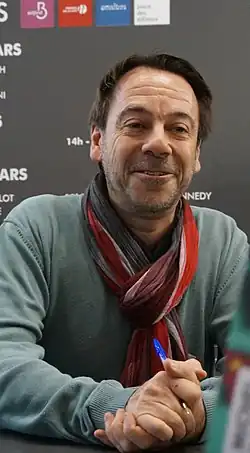 Michel Bussi at Salon du Livre in Paris in 2015