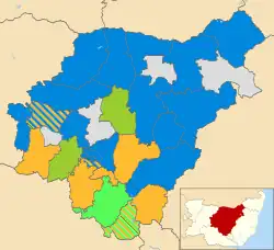 2007 results map