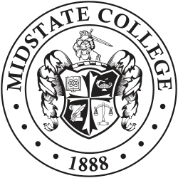 Midstate College seal