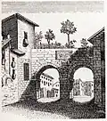 The original appearance of the gate.