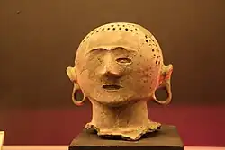 One of the Anitist Maitum anthropomorphic pottery from Sarangani, Philippines c. 5 BC-370 AD