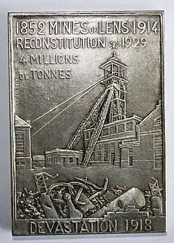 medal for the Lens Mining Company [fr] (1929)
