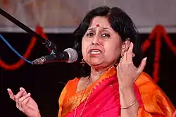 Mitali Banerjee Bhawmik performing at Nagaon, Assam, India