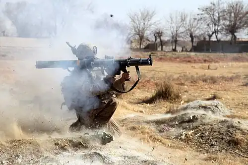 SMAW in Sangin, Afghanistan, 2011