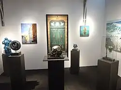 Mollbrink's Art Gallery stand at the 2022 fair, including artworks by Alexander Klingspor