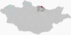 Altanbulag District in Mongolia