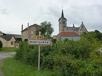 The church in Mont-Laurent