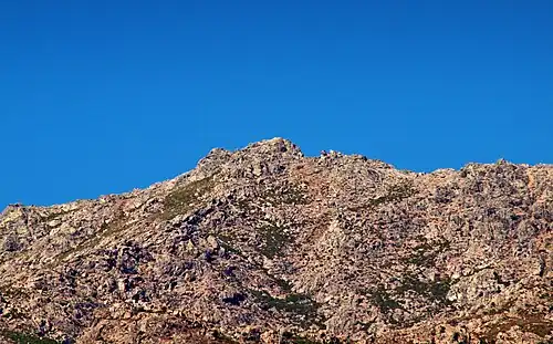 The peak of Monte Astu