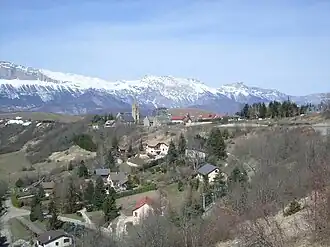 A general view of Monteynard