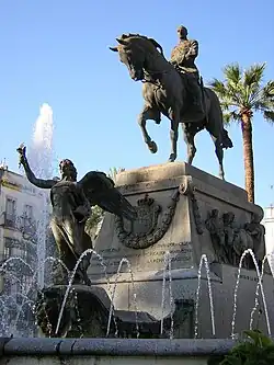 Miguel Primo de Rivera at the Plaza del Arenal