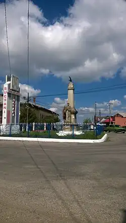 Heroes' monument in Bucșani