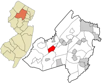 Location in Morris County and the state of New Jersey.