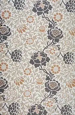Grafton wallpaper, Morris, 1883