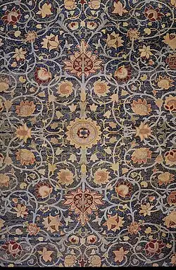 Holland Park carpet detail (1883)