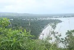 Real town proper's coastal area