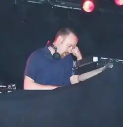 Andy Carthy DJing at the Savoy, Cork City, on 30 May 2008