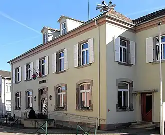 The town hall in Munchhouse