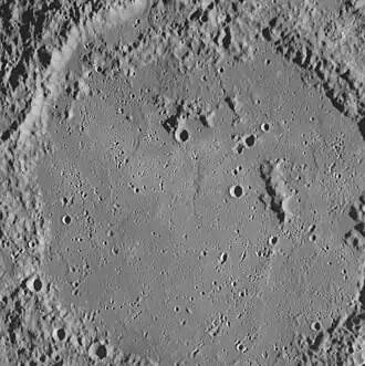 Most of the crater