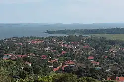 Aerial view of Munyonyo in Makindye