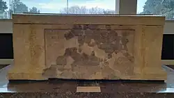 Reconstructed original Helen's epitaph in Museum of Croatian Archeological Monuments in Split.