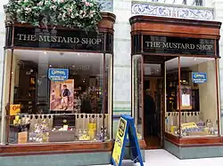 Colman's Mustard Shop and Museum in the Royal Arcade, Norwich UK.