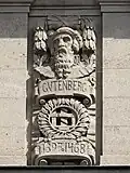 Sculpted portrait of Johannes Gutenberg