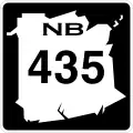Route 435 marker