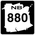 Route 880 marker