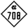 North Carolina Highway 708 marker