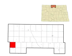 Location of Blaine Township