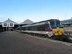 NIR Locomotive with an Enterprise service to Belfast Central (Now Lanyon Place)