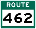 Route 462 marker