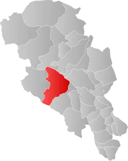 Slidre within Oppland