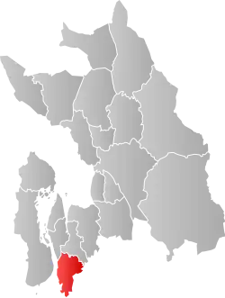 Vestby within Akershus