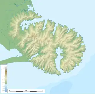Takapūneke is located in Banks Peninsula