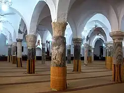 The An-Naga mosque is a 1610 reconstruction of a 10th-century mosque, it has original richly decorated Roman capitals crowning the forest of columns in its multi-domed hall.[64]