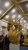 Nāga at the funeral of King Bhumibol Adulyadej of Thailand in 2017